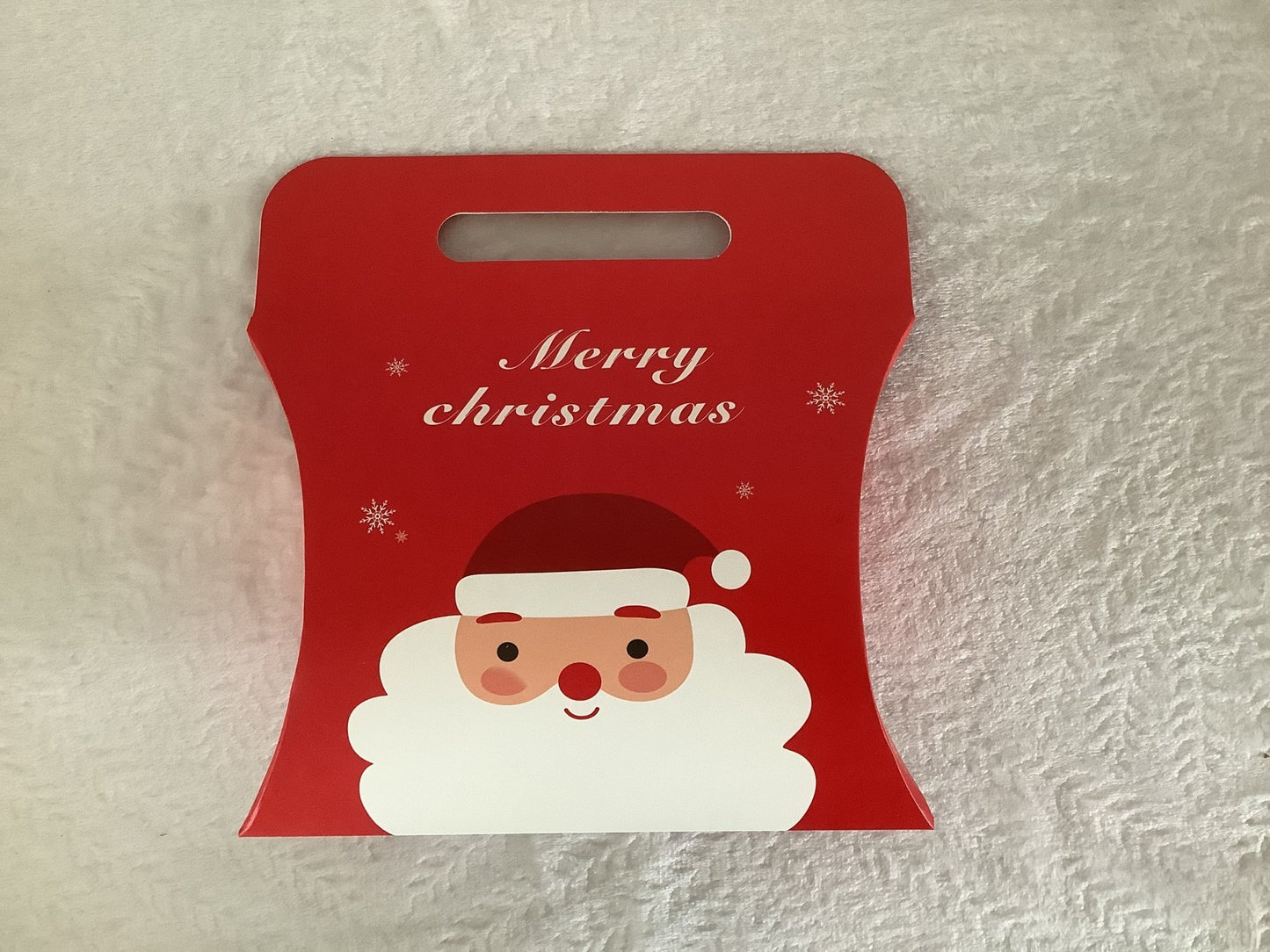 Santa Red Gift box with handle - Ey Up Crafters
