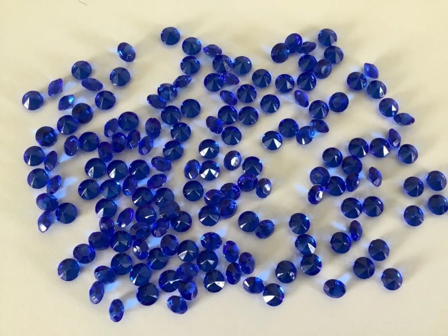 Blue 1000 Wedding Table Diamond Crystal decoration Diamante Scatter gems Party Confetti - Ey Up Crafters