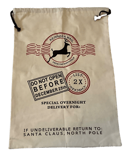 Reindeer Mail Christmas Sack for heat transfer vinyl - Ey Up Crafters