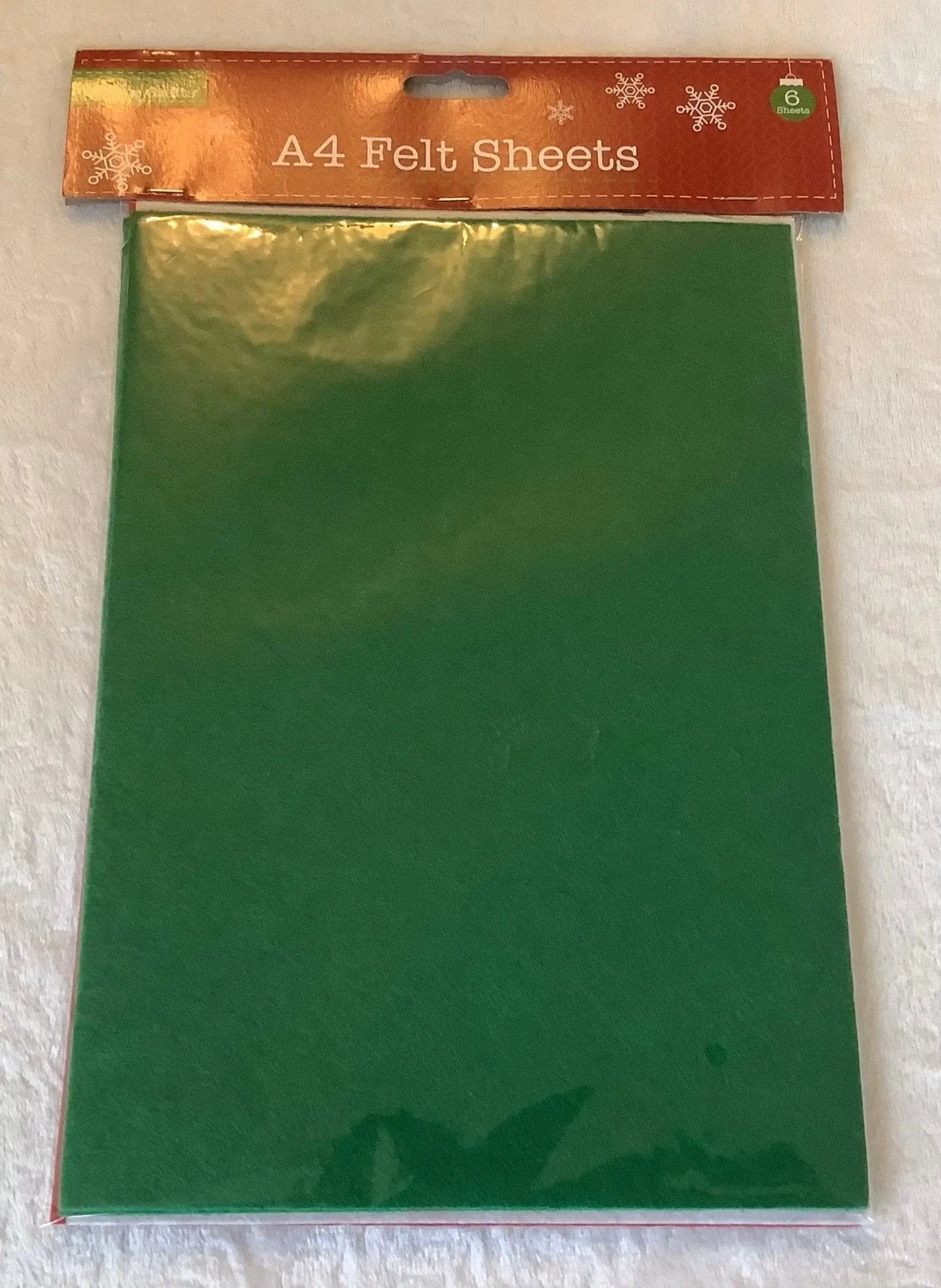 6 A4 Felt Sheets - Ey Up Crafters