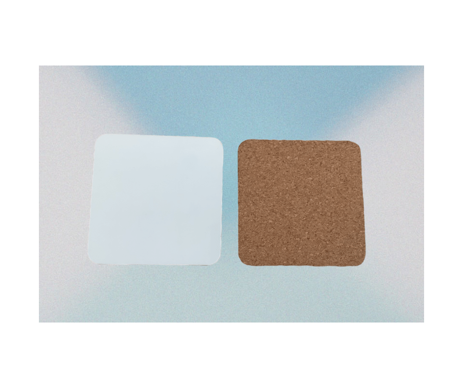 Sublimation Square Coasters White blanks Ey Up Crafters