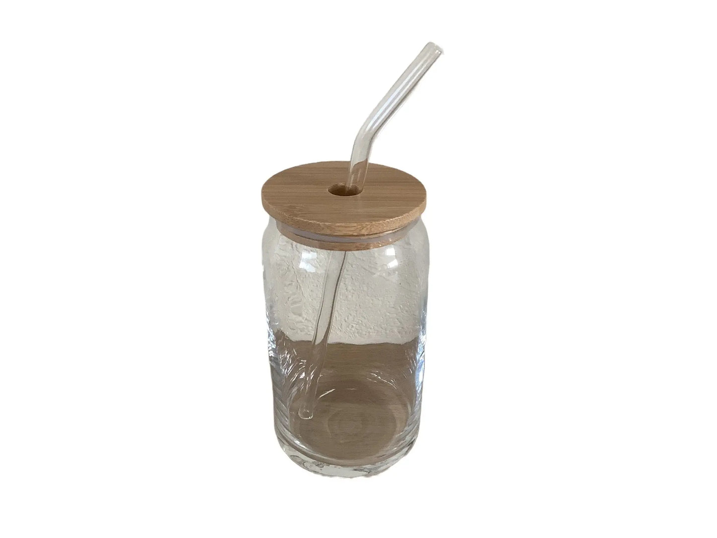 Bamboo Glass Can 16oz Ey up crafters