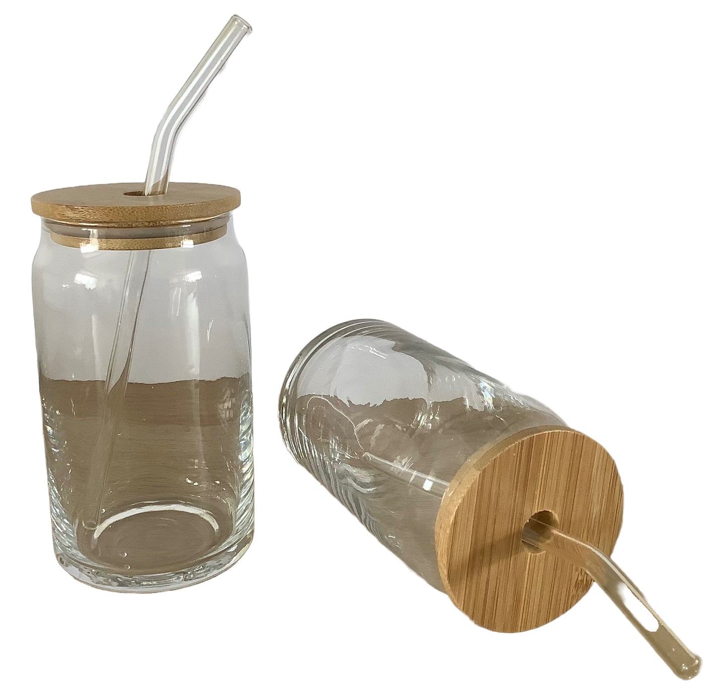 Bamboo Glass Can 16oz Ey up crafters