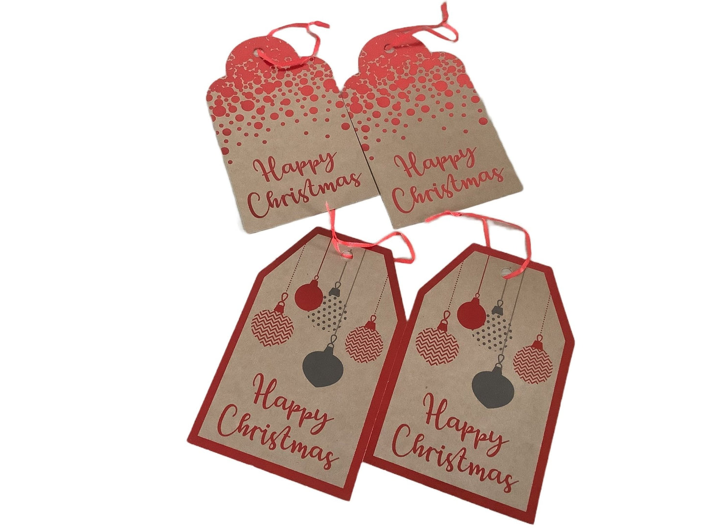 Jumbo gift tags Xmas