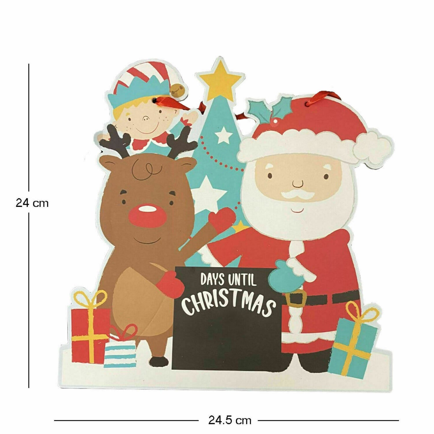 Christmas countdown chart - Ey Up Crafters