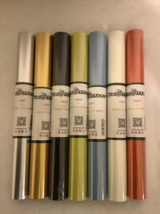 Teckwrap heat transfer vinyl 7 rolls Chameleon Shimmer - Ey Up Crafters