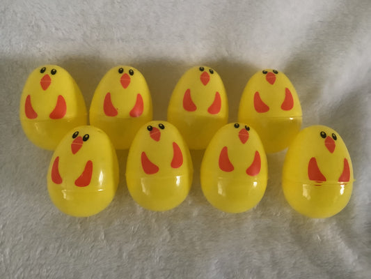 Easter Chick Fillable Eggs 8 pack - Ey Up Crafters