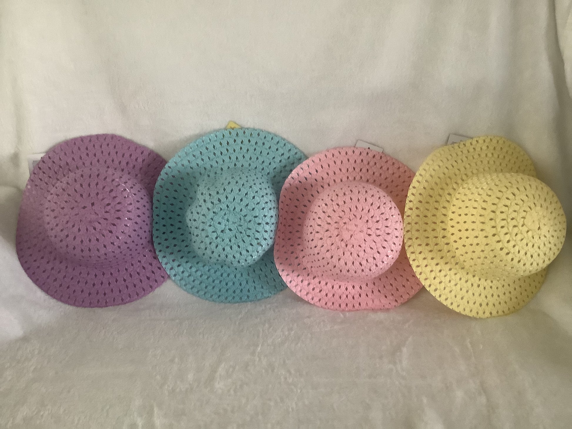 Easter Bonnet Pink, Blue, Lilac or Yellow - Ey Up Crafters