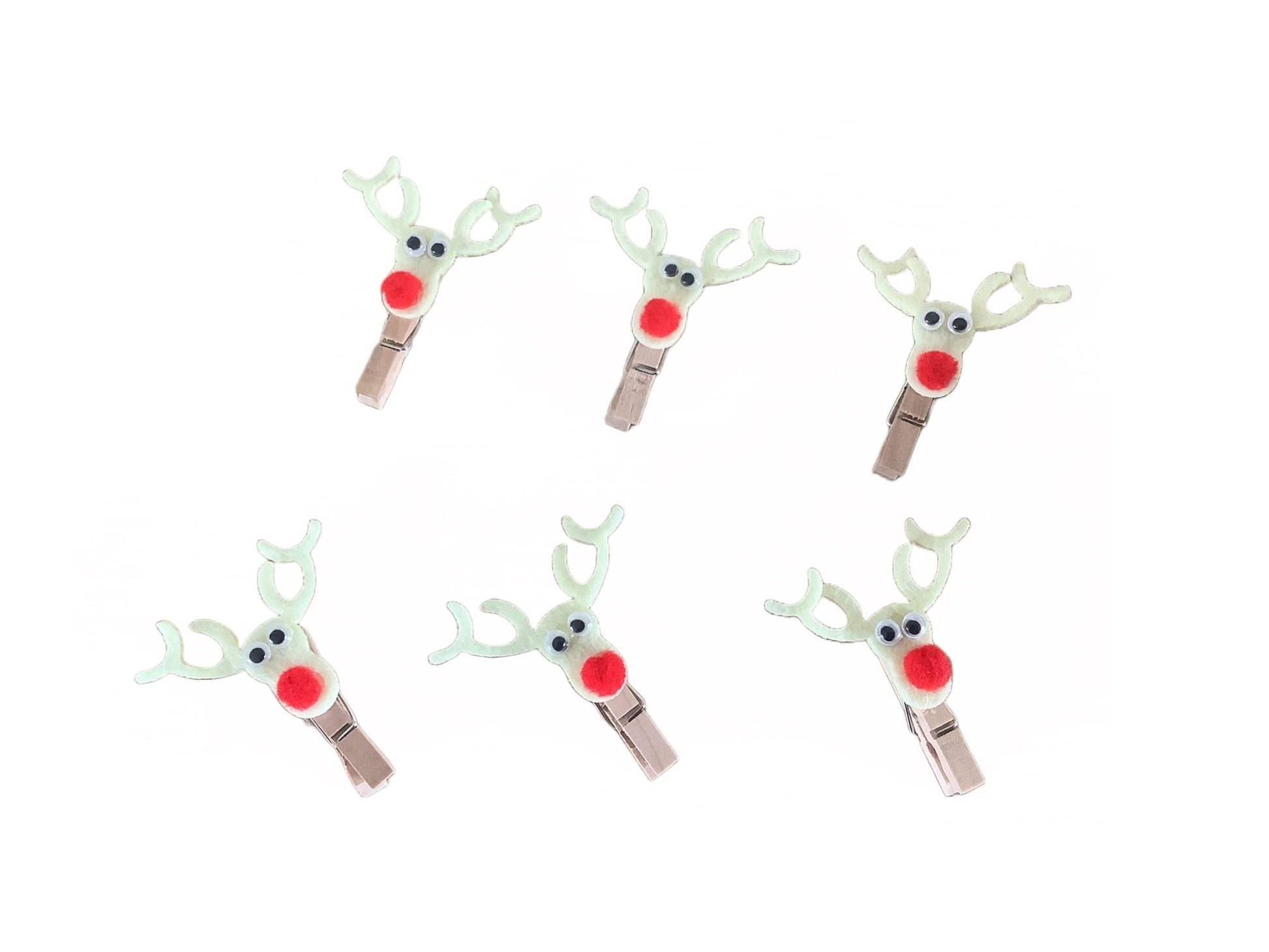 Reindeer craft pegs 