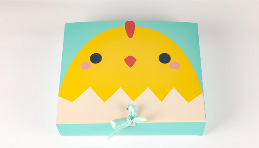 Easter chick gift box