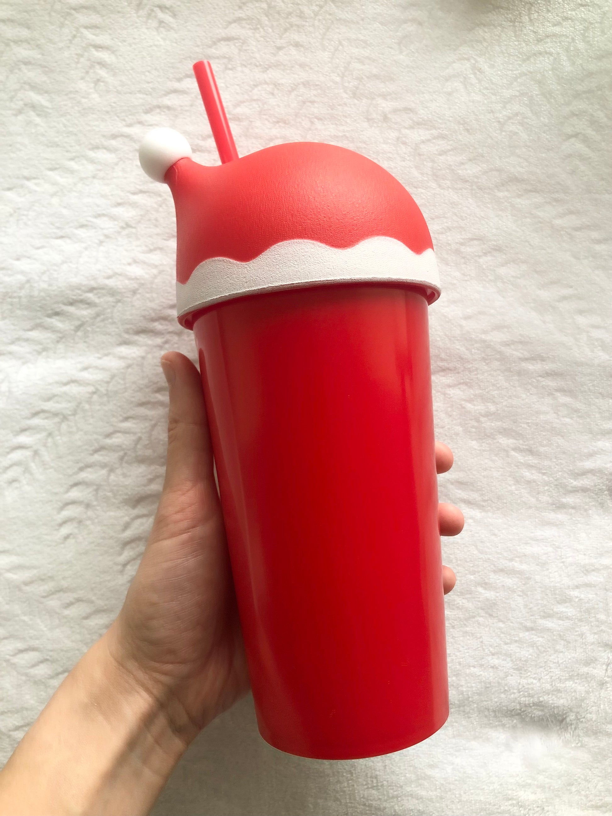 Red blank Santa hat cup - Ey Up Crafters