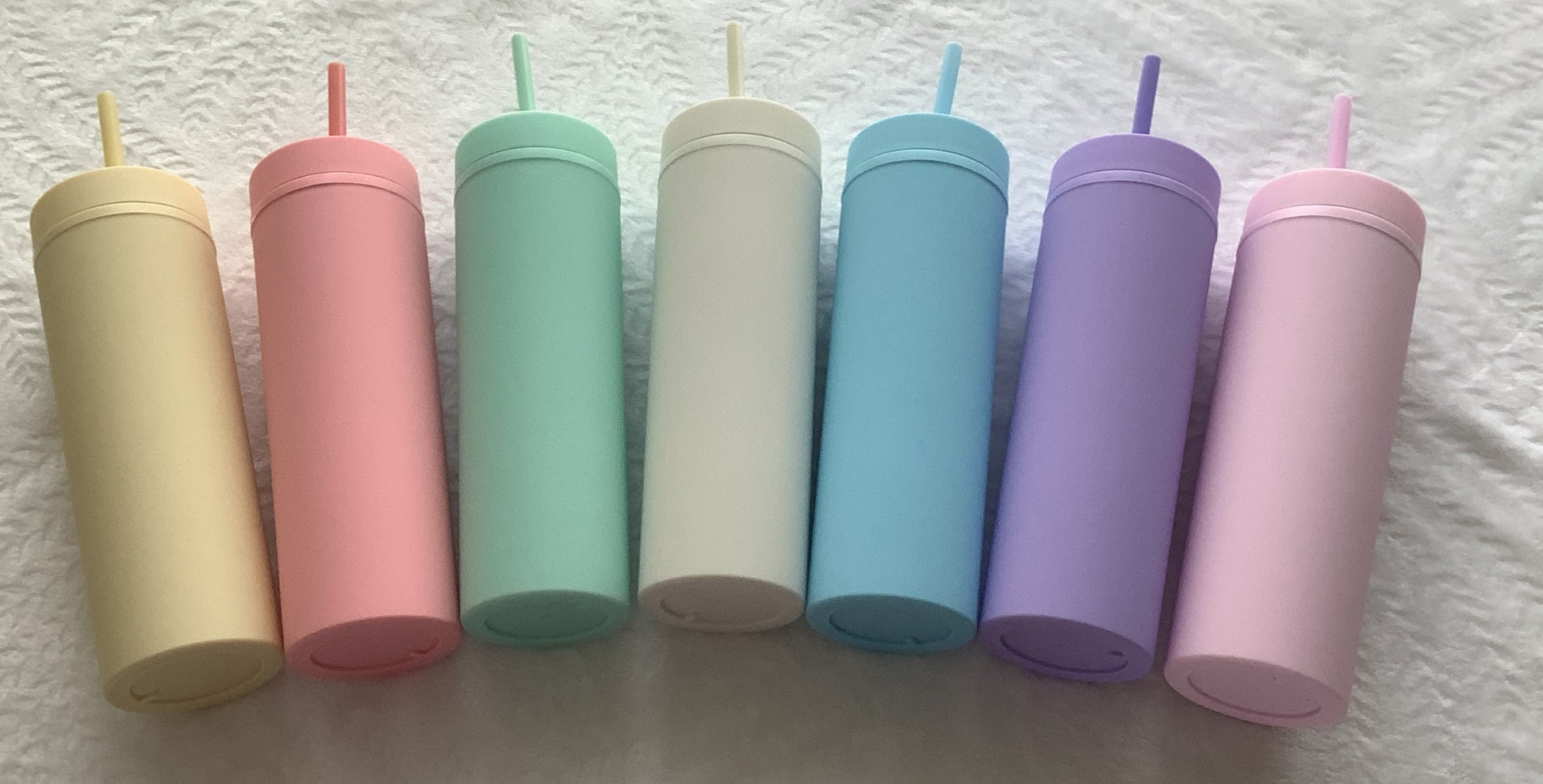 Matte Skinny Tumblers 16oz with straw - Ey Up Crafters