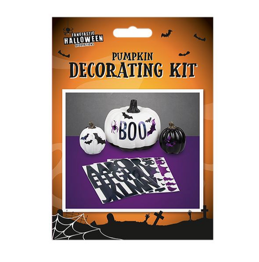 Halloween Pumpkin Decorating Sticker Kit - Ey Up Crafters