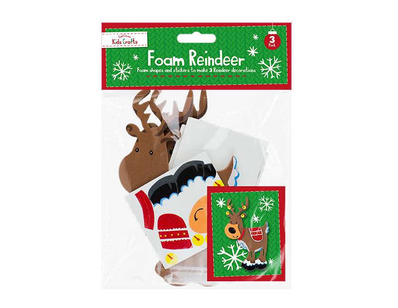 Make Your Own Christmas Foam Characters Santa - Ey Up Crafters