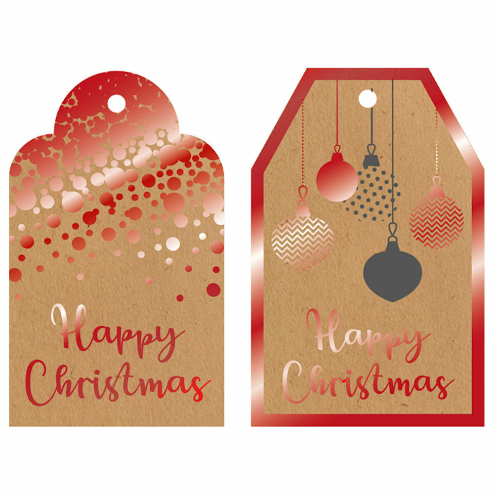 Jumbo Christmas Gift Tags 4 pack - Ey Up Crafters