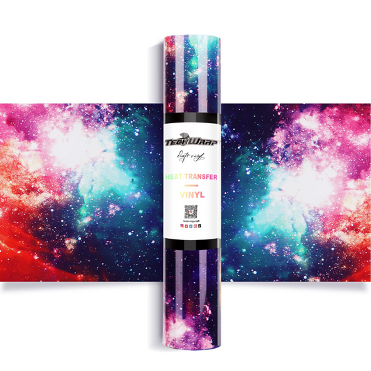 Teckwrap Galaxy Heat Transfer Vinyl 5 ft roll - Ey Up Crafters