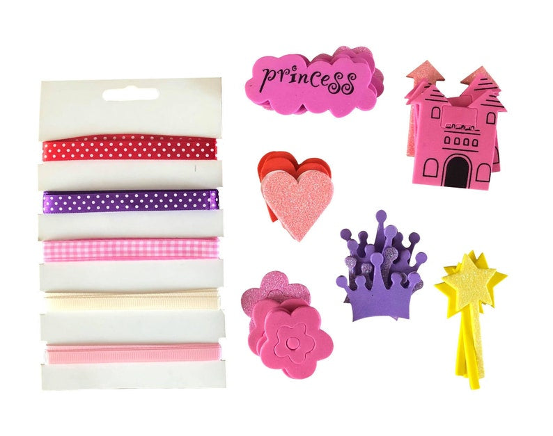 Kids Princess Letterbox Craft Kit Children's Activity Pack - Ey Up Crafters